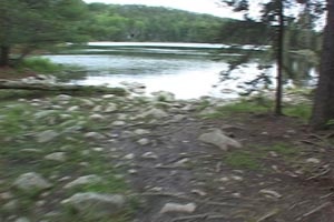 Big Agony Landing on Meadows Lake